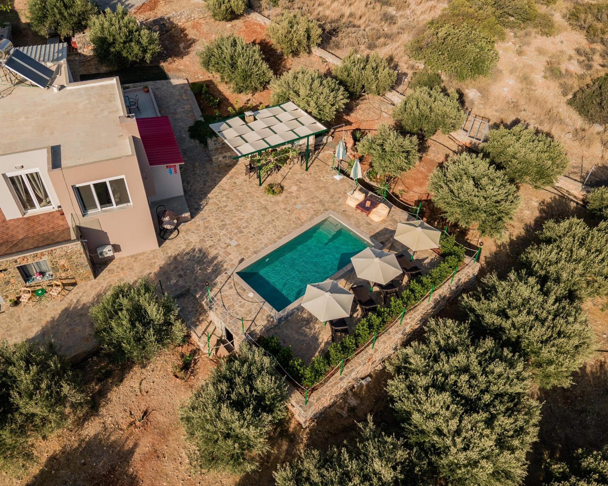 Villa Aktis With Freshwater Pool And Sea View ซิสซี ภายนอก รูปภาพ