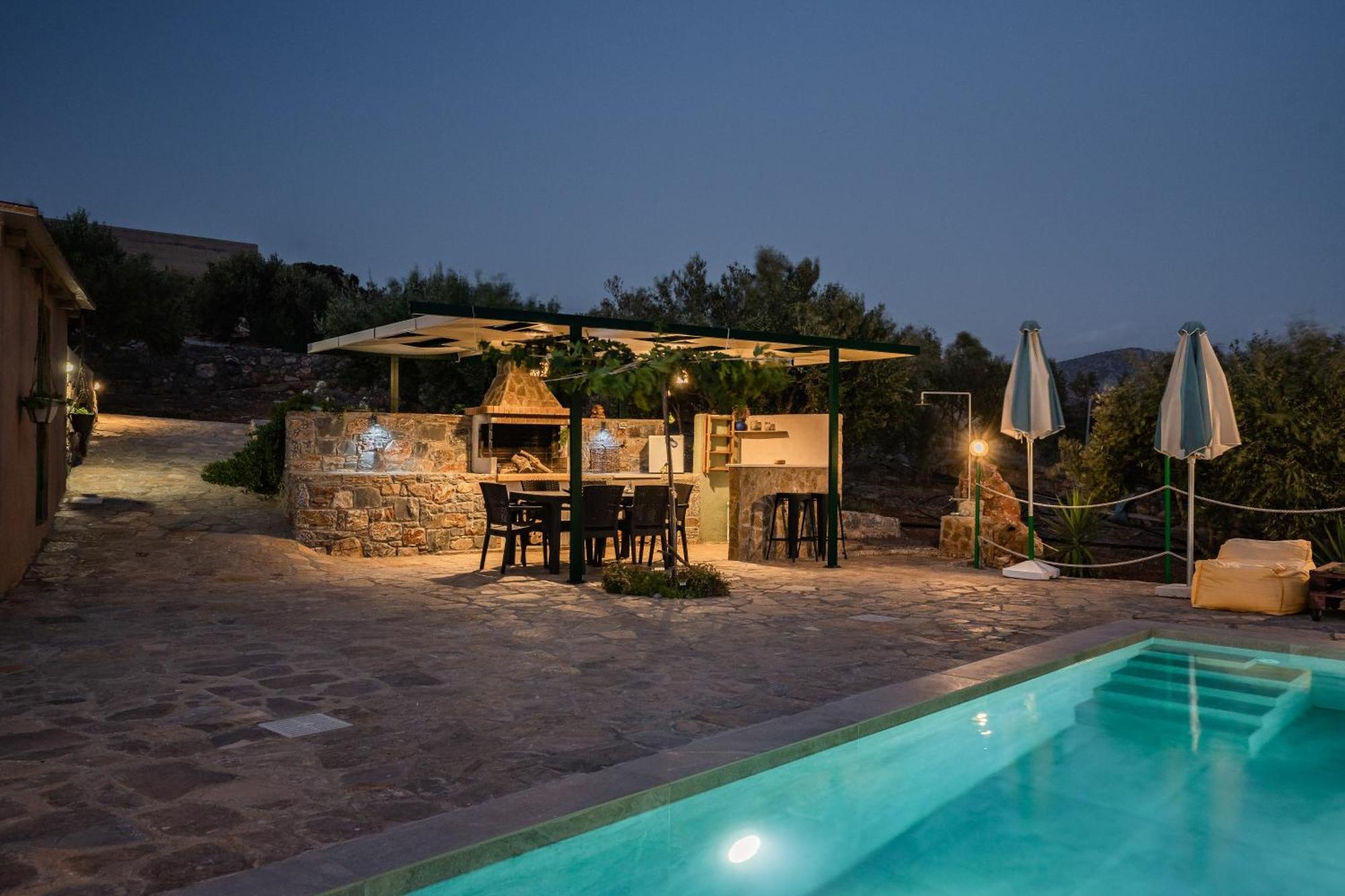 Villa Aktis With Freshwater Pool And Sea View ซิสซี ภายนอก รูปภาพ