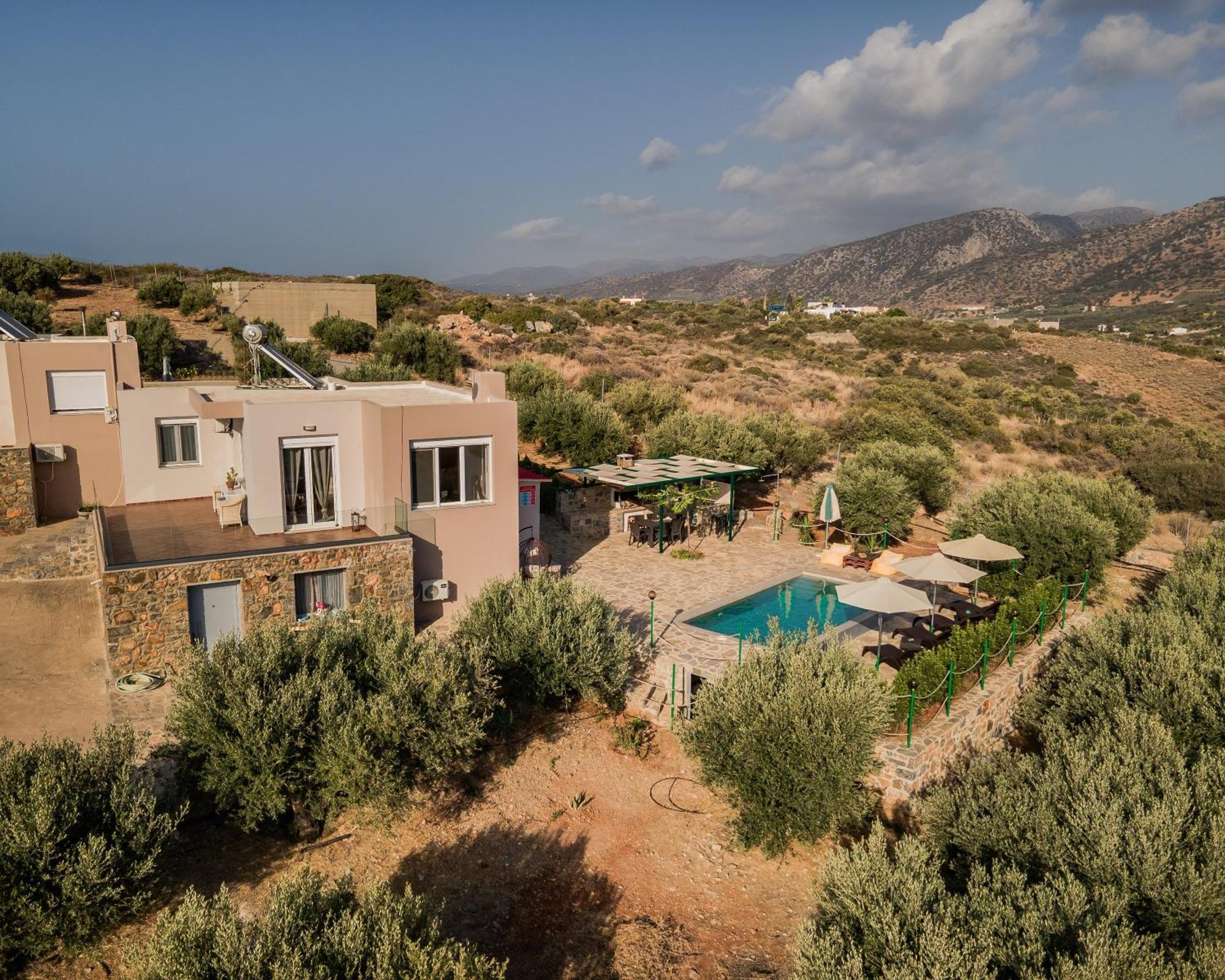 Villa Aktis With Freshwater Pool And Sea View ซิสซี ภายนอก รูปภาพ